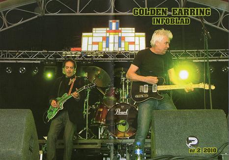 Golden Earring fanclub magazine 2010#2 back & front cover
